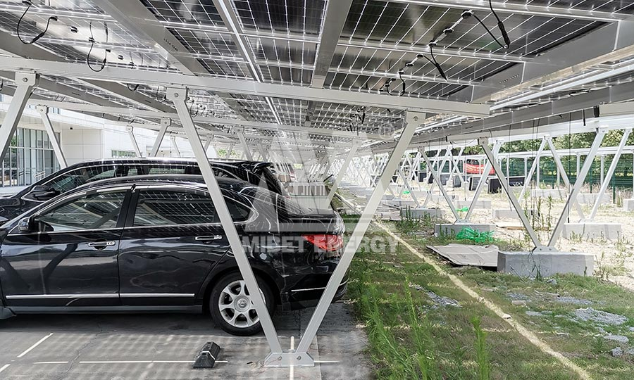 中國常州地面光伏車棚項(xiàng)目-2