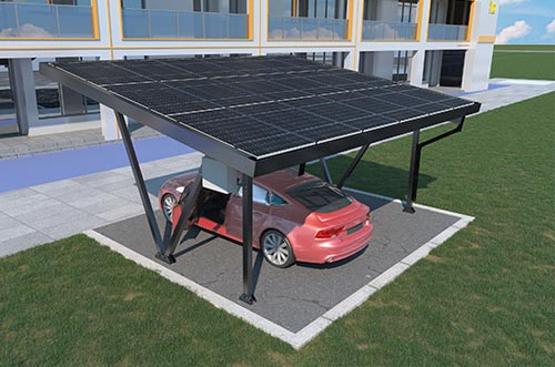 新品首發(fā)第一彈！排水包邊BIPV車棚系統(tǒng)全面防水，打造功效美