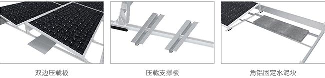 全擋風太陽能壓載系統(tǒng)-三種壓載方式